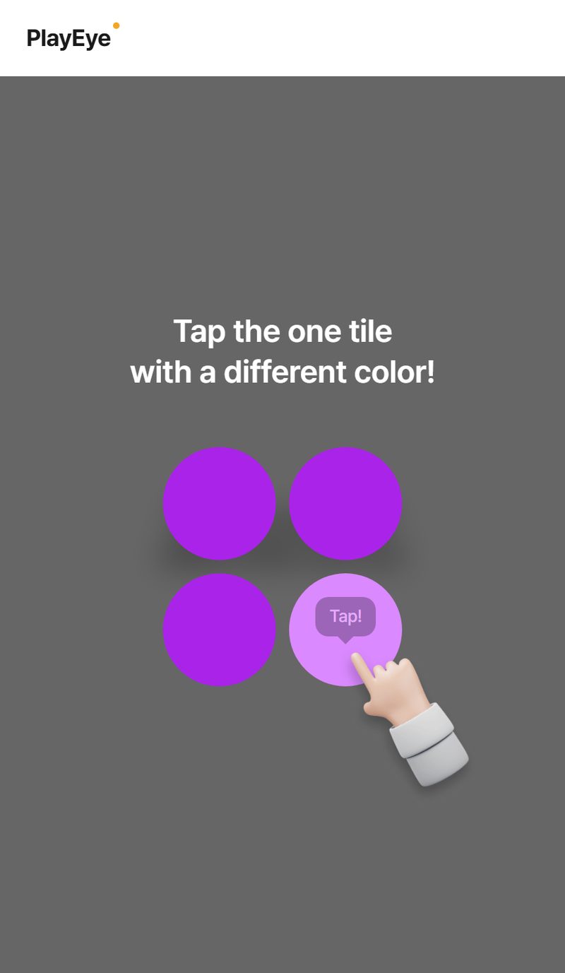 Odd Color Out start screen screenshot
